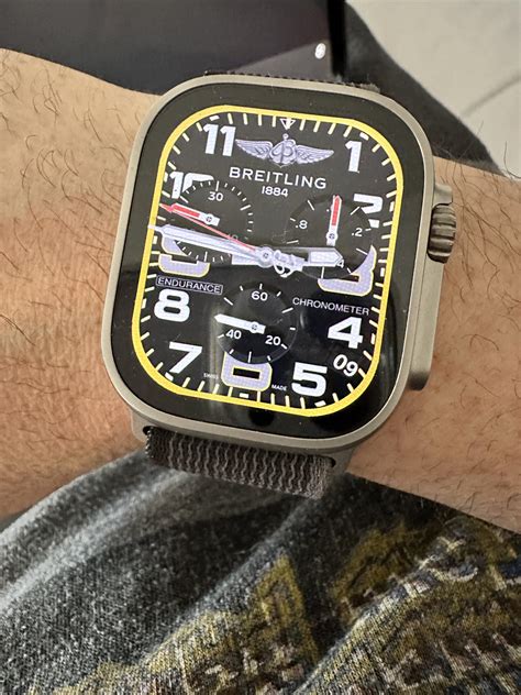 biggest face breitling watch|breitling smartwatch face.